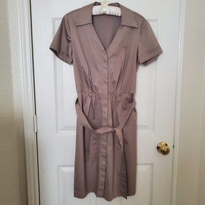 Ann Taylor Cotton Shirt Dress